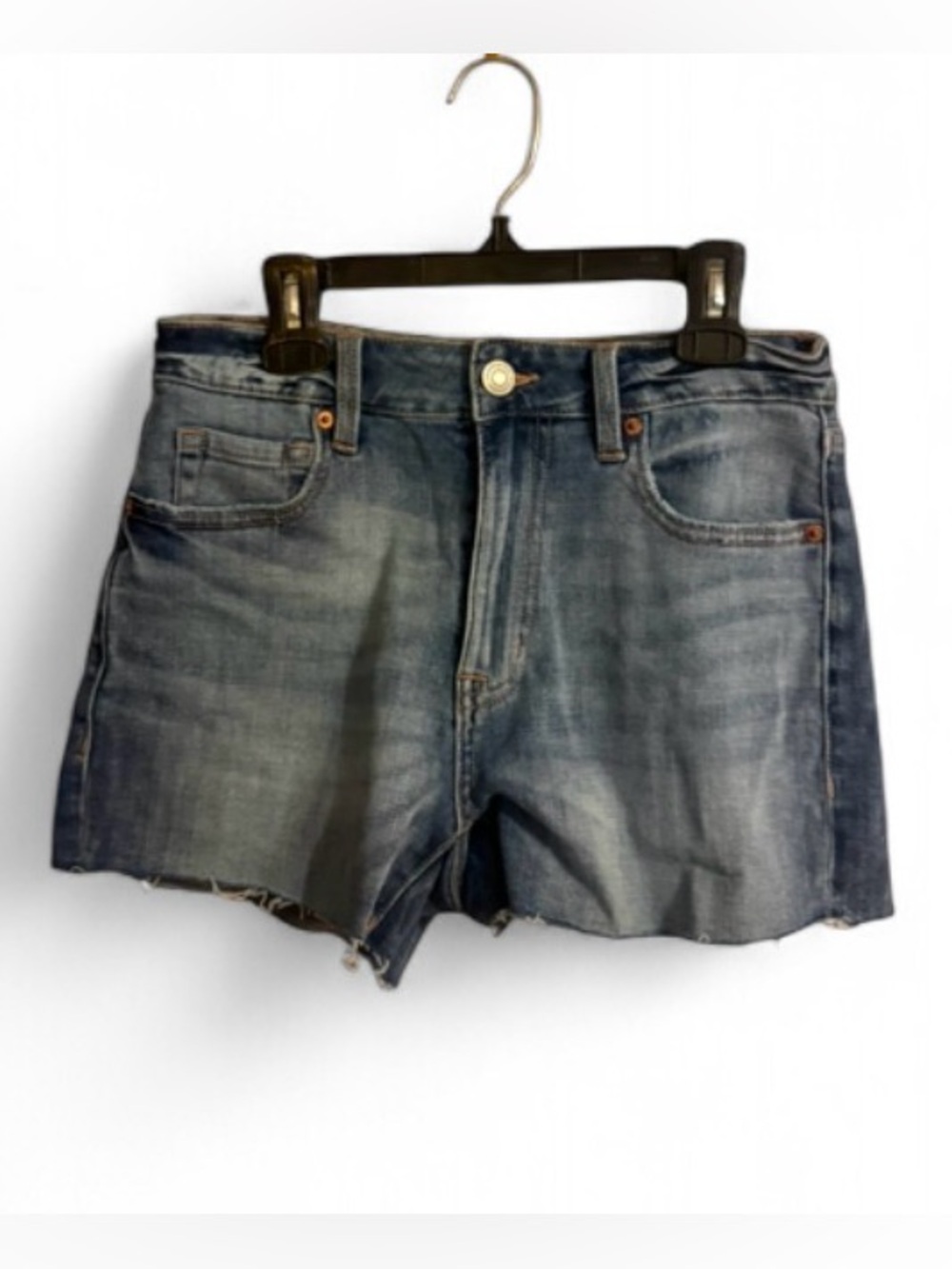 Aeropostale High Rise Curvy Midi Denim Shorts Size 4